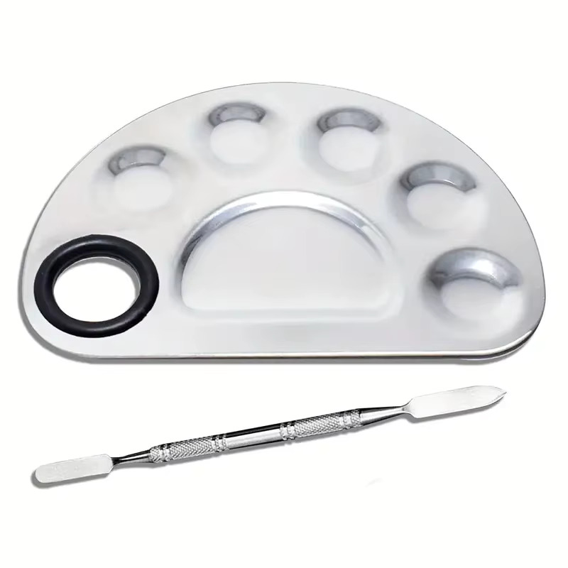 Beauty Makeup Foundation - Stainless Steel Makeup Mixer Nail Art