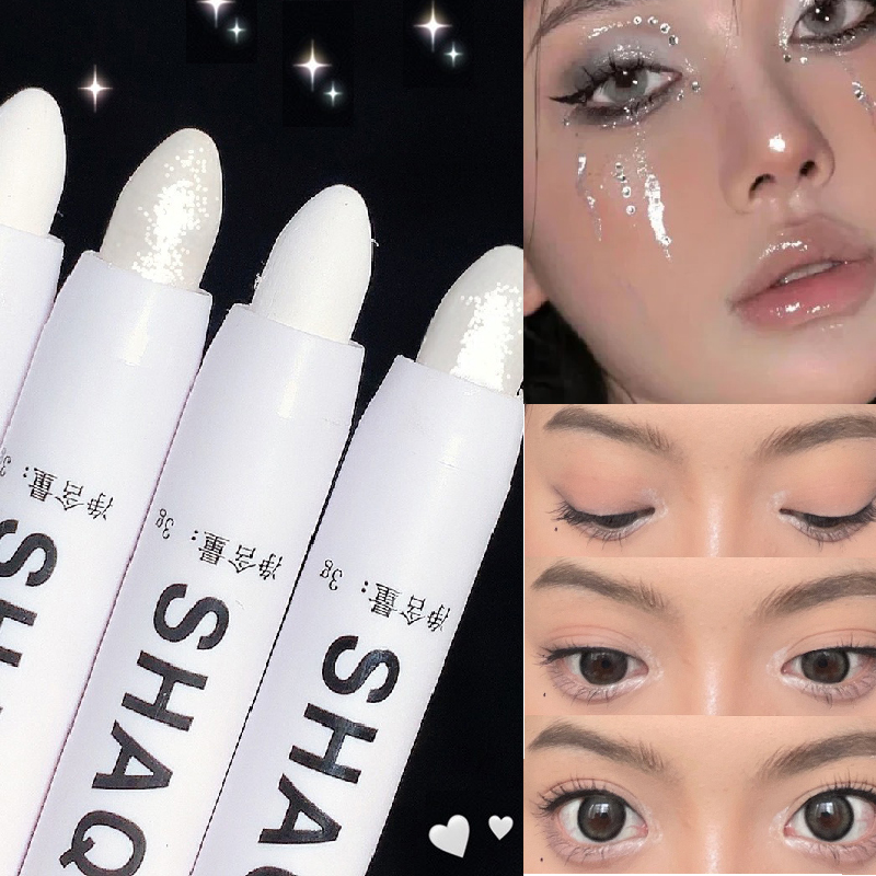 Beauty Linasi Makeup - Pearlescent Matte White Eyeshadow Eyeliner Pencil