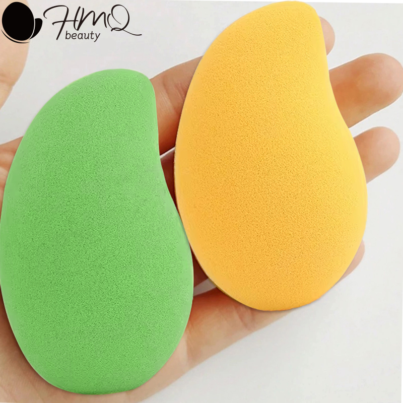 12/2pcs Mango Shape Soft Makeu - Beauty Makeup Foundation review and price