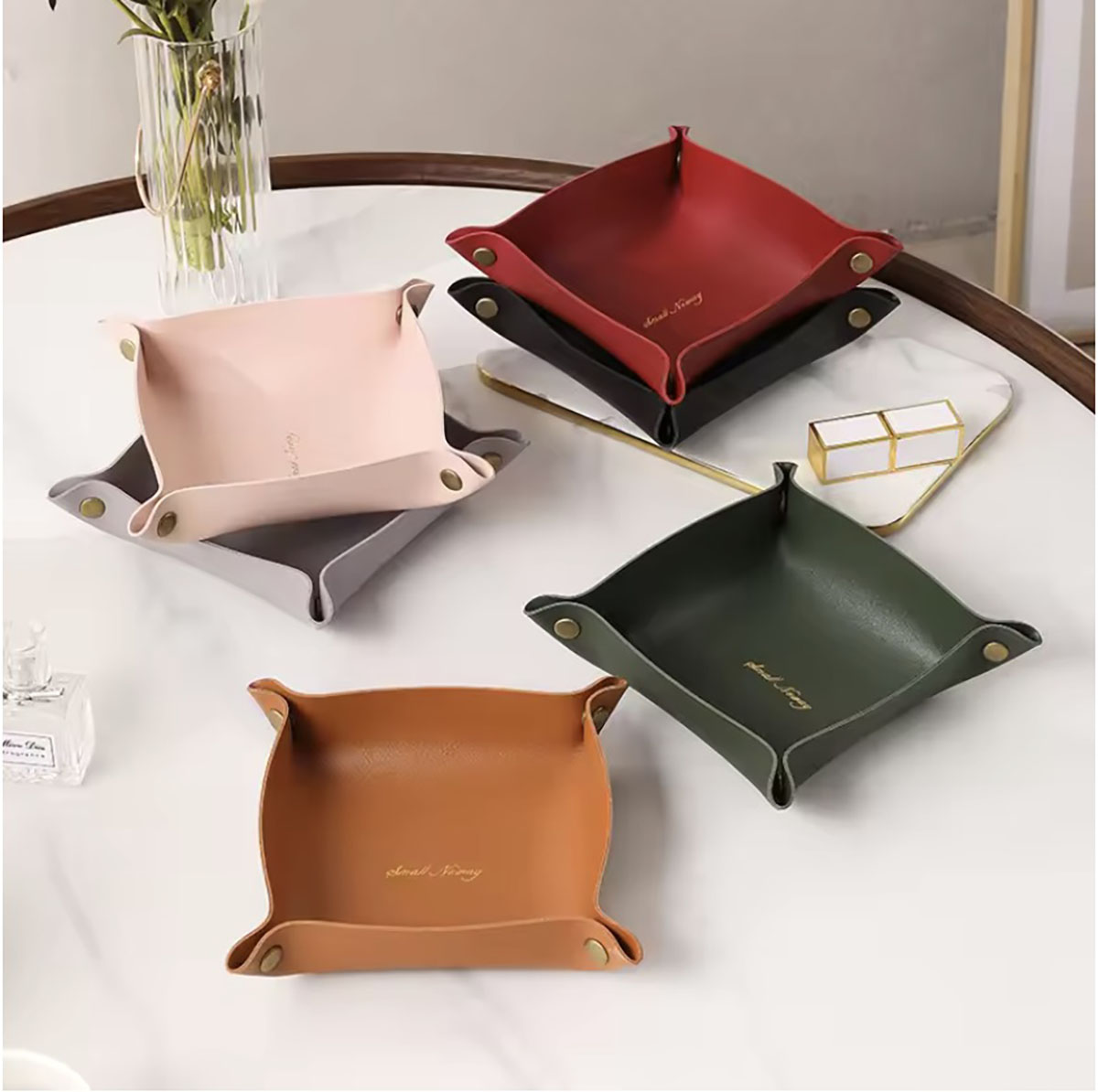 Nordic Style Leather Storage T - Beauty Makeup Box review and price