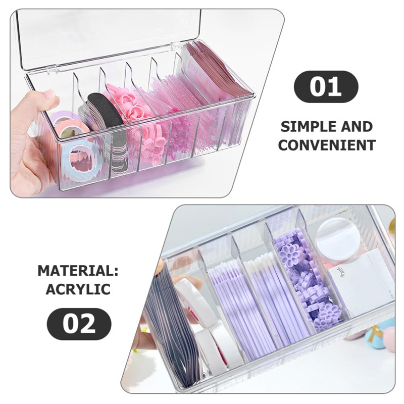 Transparent Eyelash Beauty Org - Beauty Makeup Organizer review and price