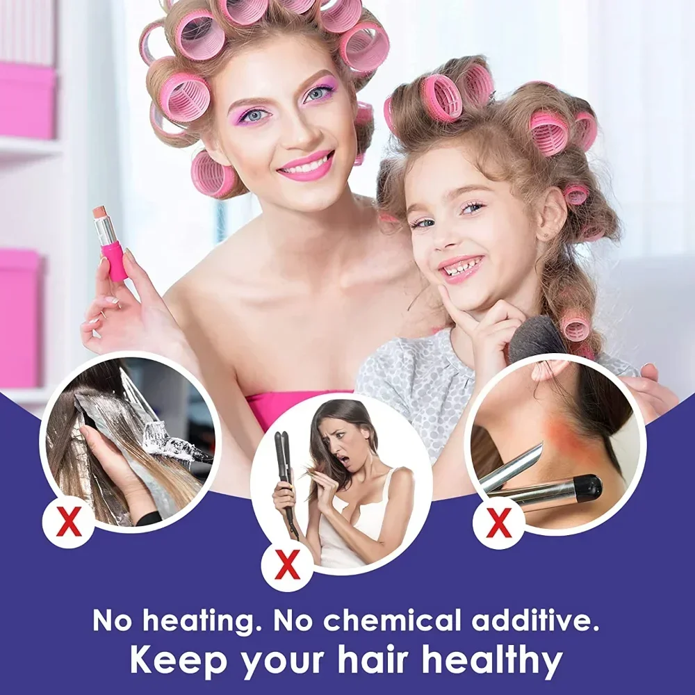 New Self-Grip Hair Rollers Hea - Hair Curling Wand review and price