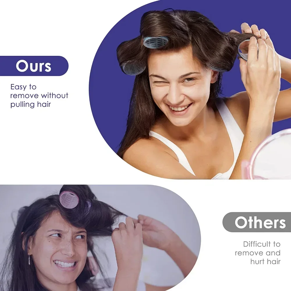New Self-Grip Hair Rollers Hea - Hair Curling Wand review and price