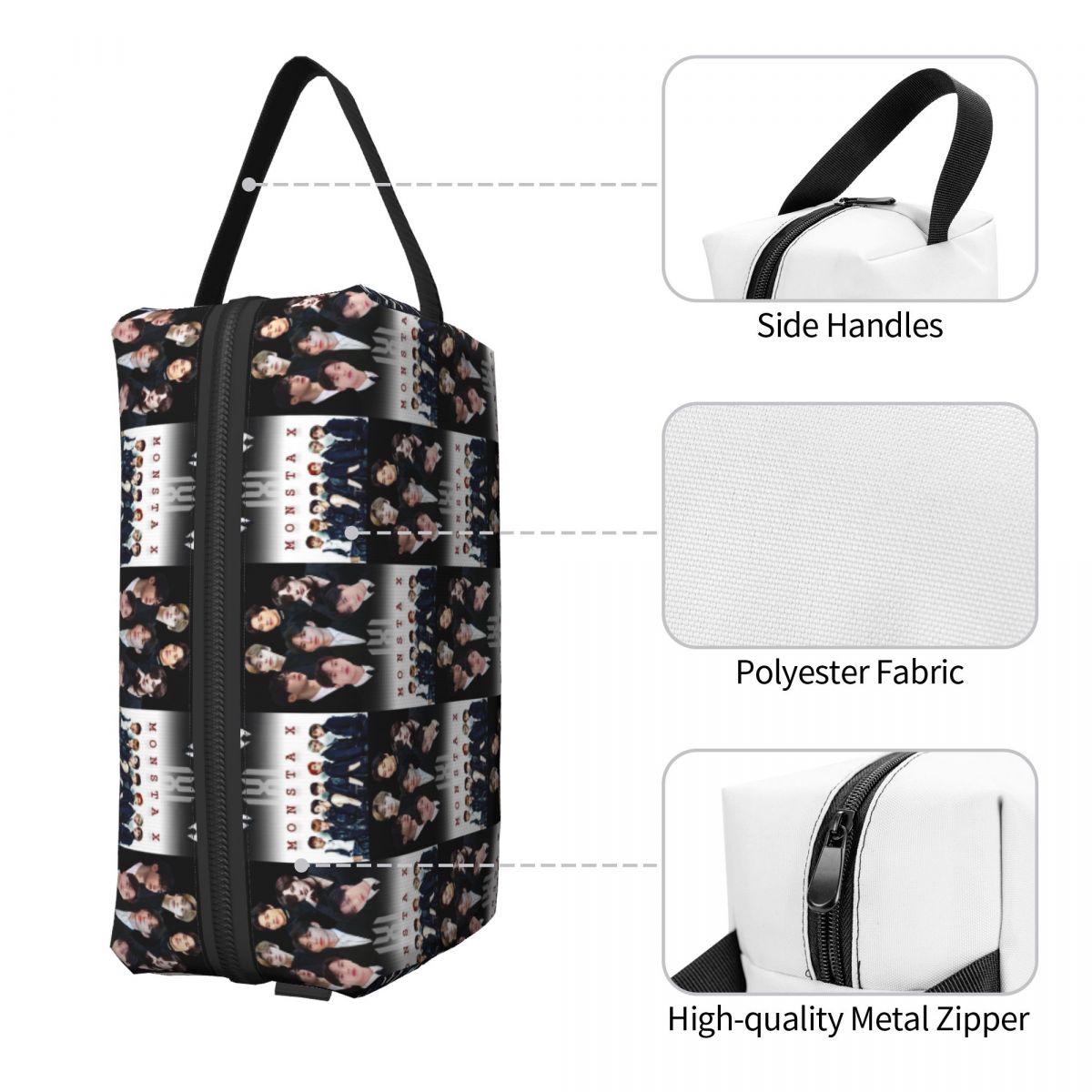 Monsta X Kpop Makeup Bag Cosme - X Beauty Makeup review and price