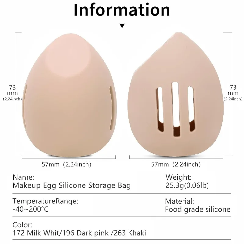 Silicone Beauty Egg Breathable - Beauty Makeup Egg review and price