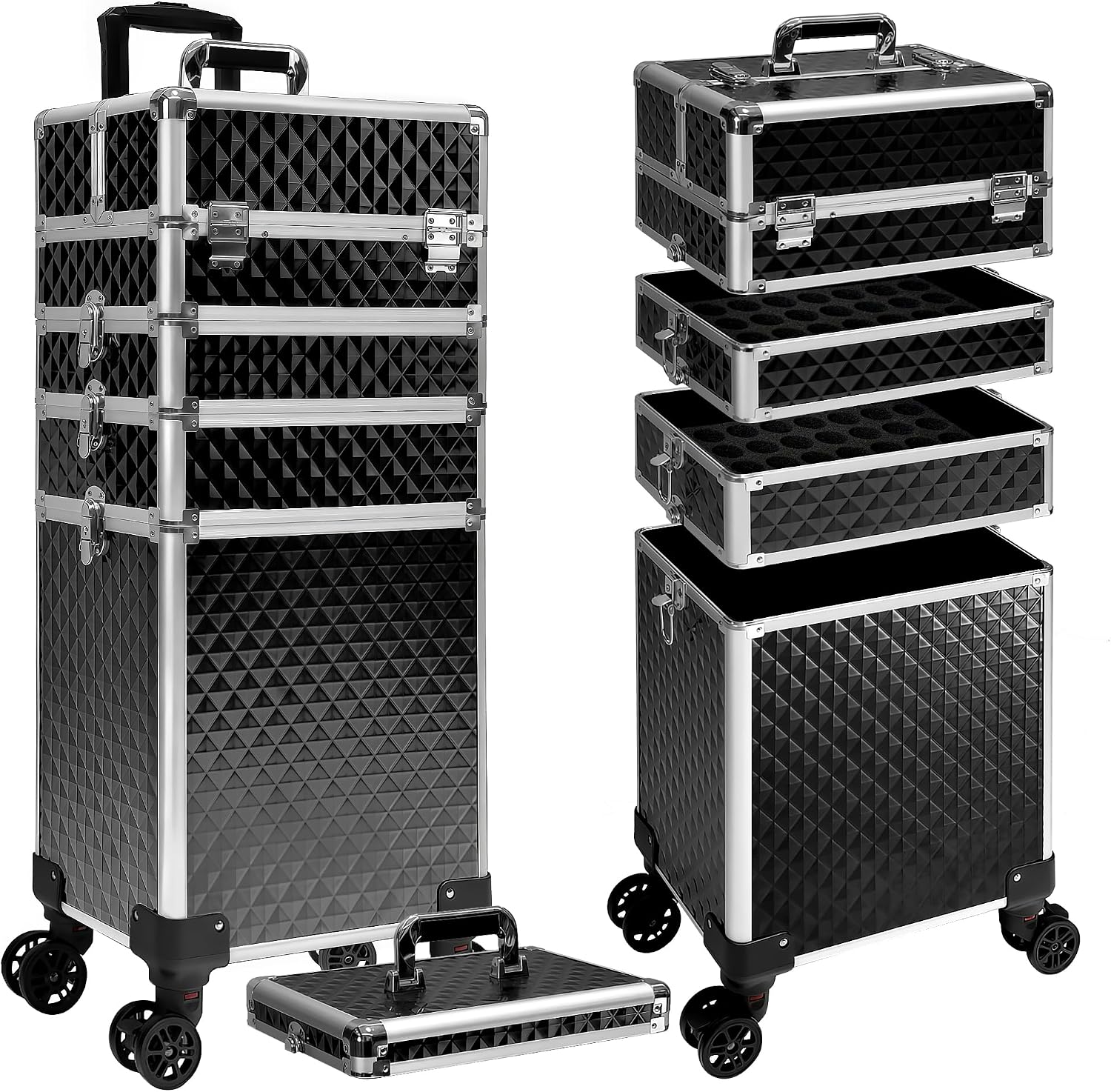 Rolling Makeup Train Case, Cos - Beauty Makeup Box review and price