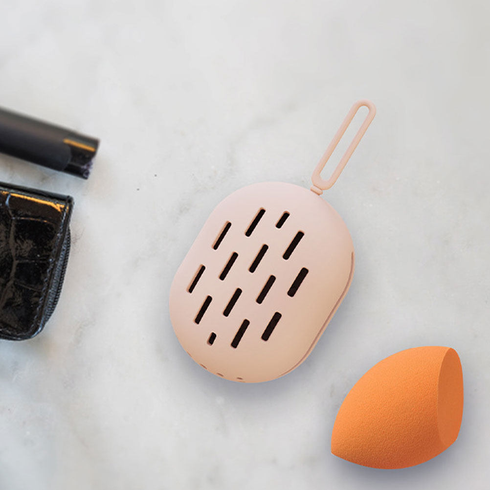 2Pcs Makeup Sponge Box Silicon - Beauty Makeup Box review and price