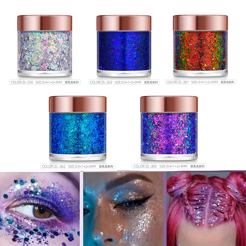 1Pc Sequins Body Glitter Gel M - Eyeshadow Glitter Pigment review and price