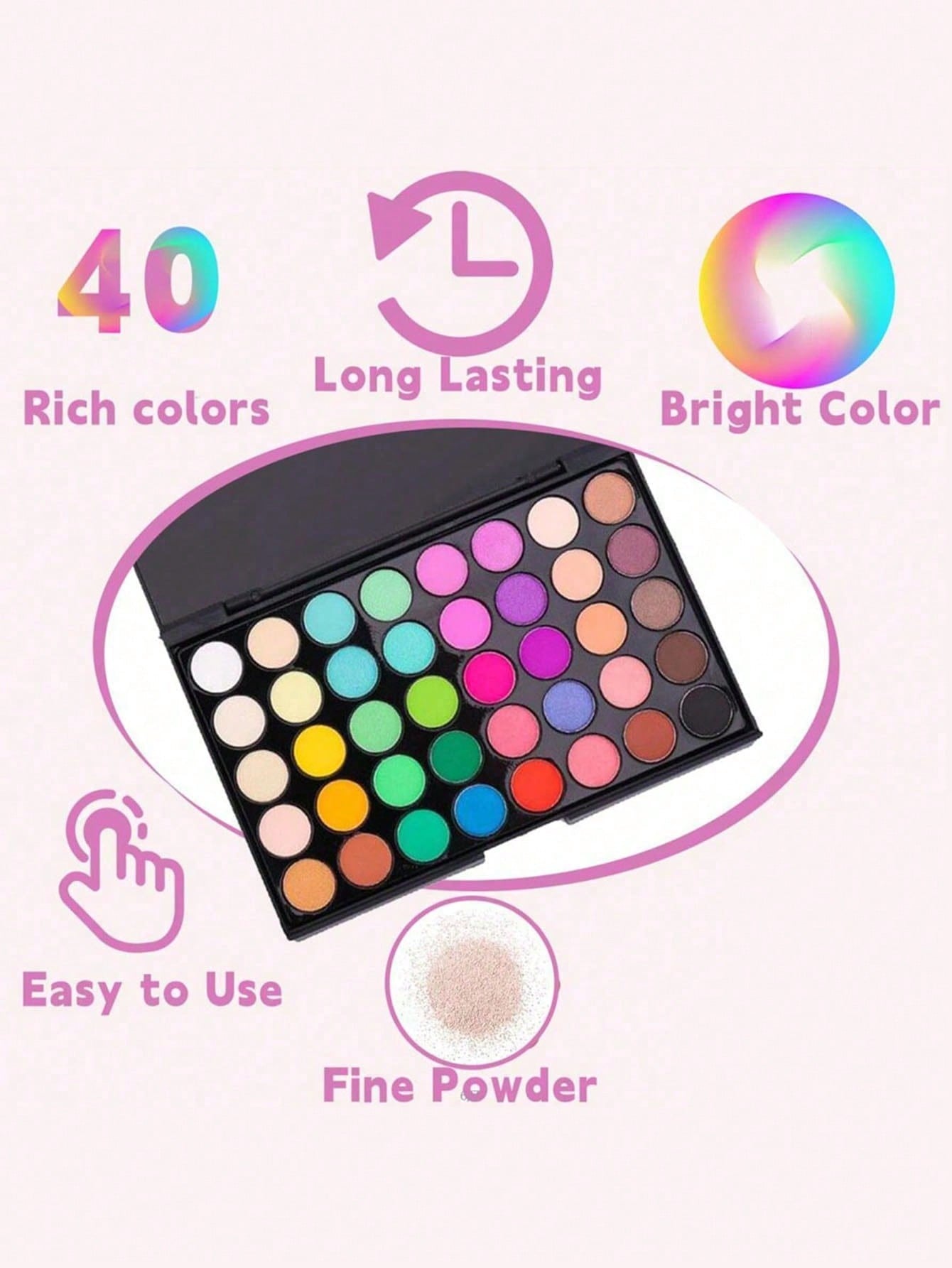 Nail Art Pigment Powder Palett - Eyeshadow Glitter Pigment review and price