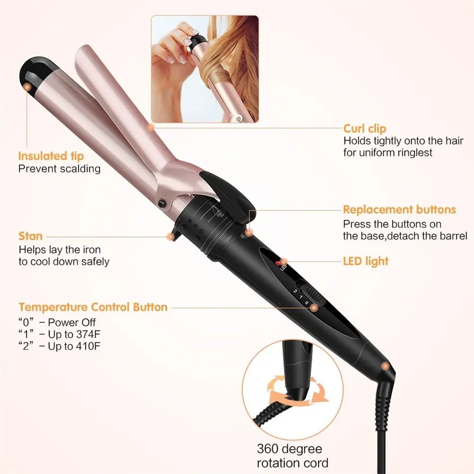 Professional Salon Hair Curler - Hair Curling Wand review and price