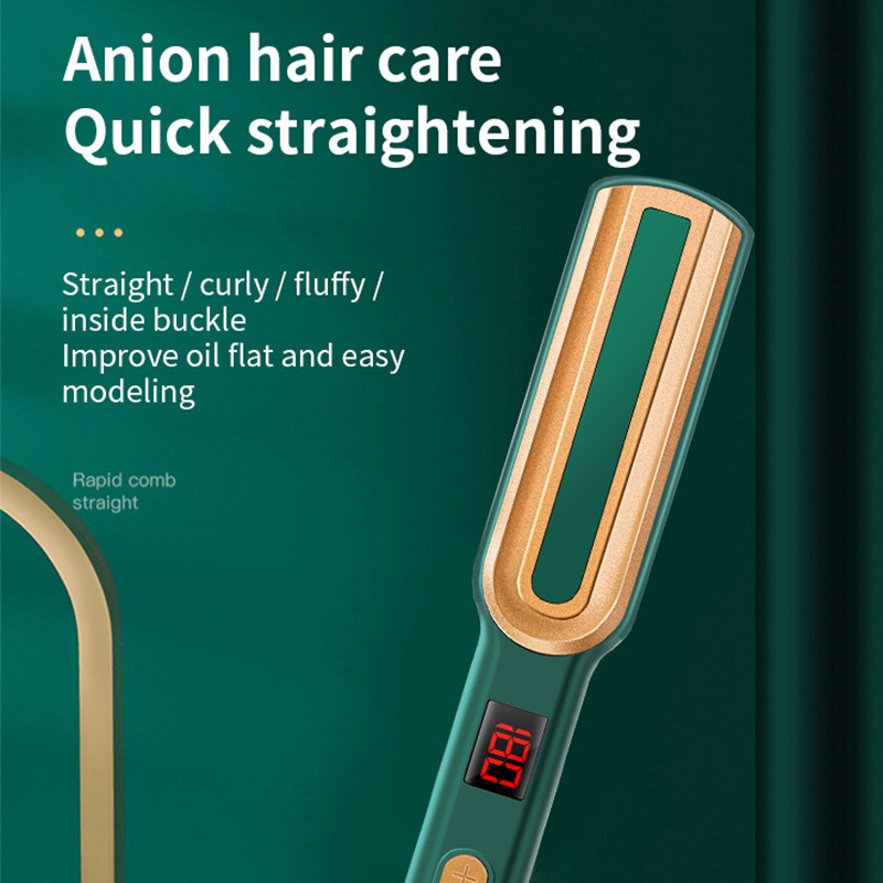 Straightening comb, negative i - Hair Curling Wand review and price
