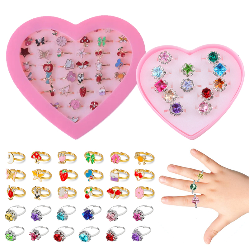 Children Rings Adjustable Exqu - Beauty Makeup For Kids review and price