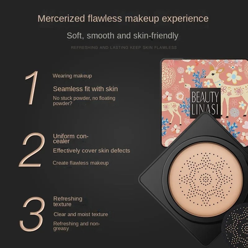 BB Air Cushion CC Cream Founda - Beauty Linasi Makeup review and price