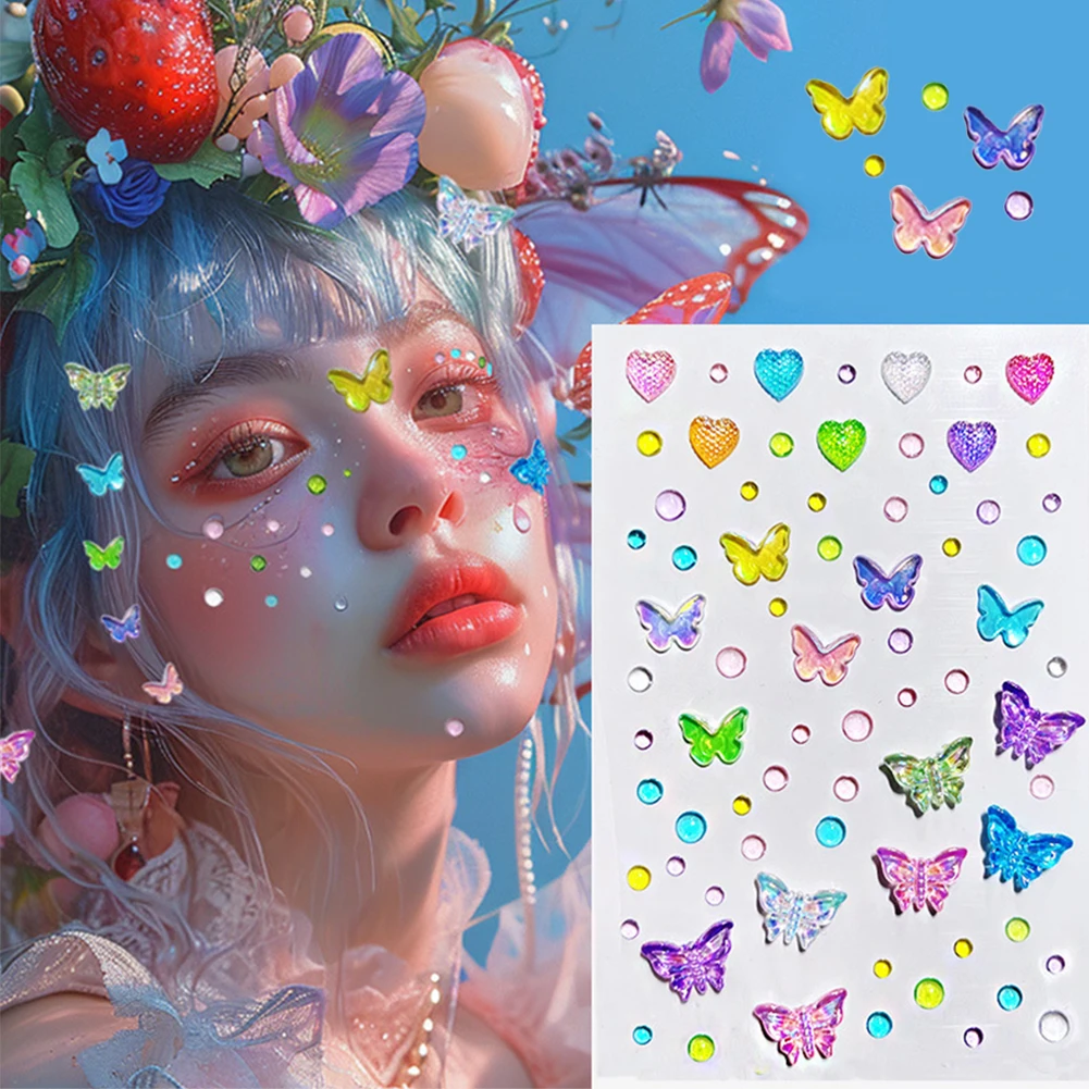 Crystal Rhinestone Butterfly G - Beauty Gems Makeup review and price