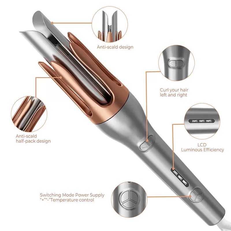 Automatic Curling Iron Negativ - Hair Curling Wand review and price