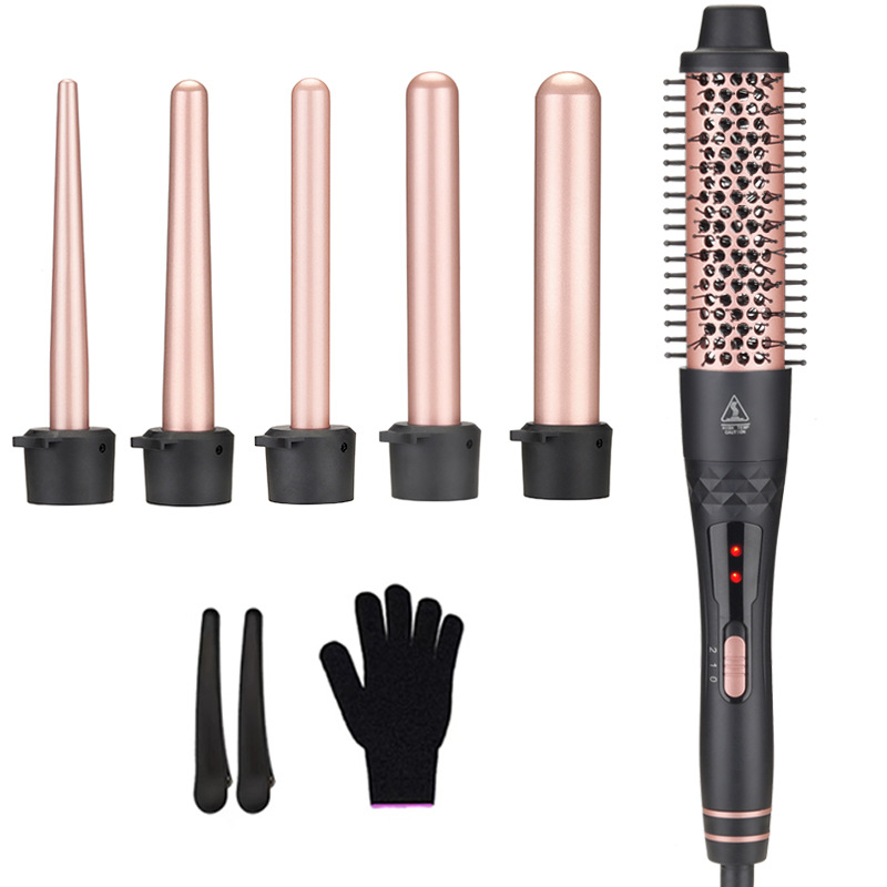 5 in 1 Interchangeable Curling - Hair Curling Wand review and price