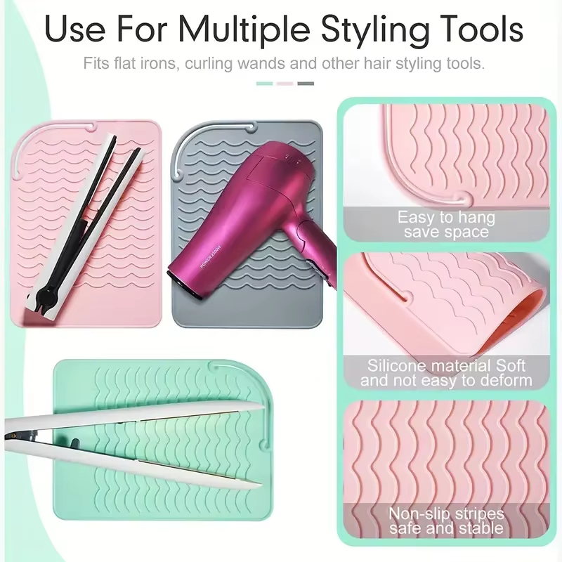 Silicone Heat Resistant Mat fo - Hair Curling Wand review and price