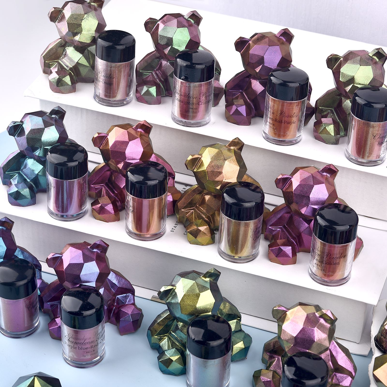 Mirror Chameleon Resin Pigment - Eyeshadow Glitter Pigment review and price