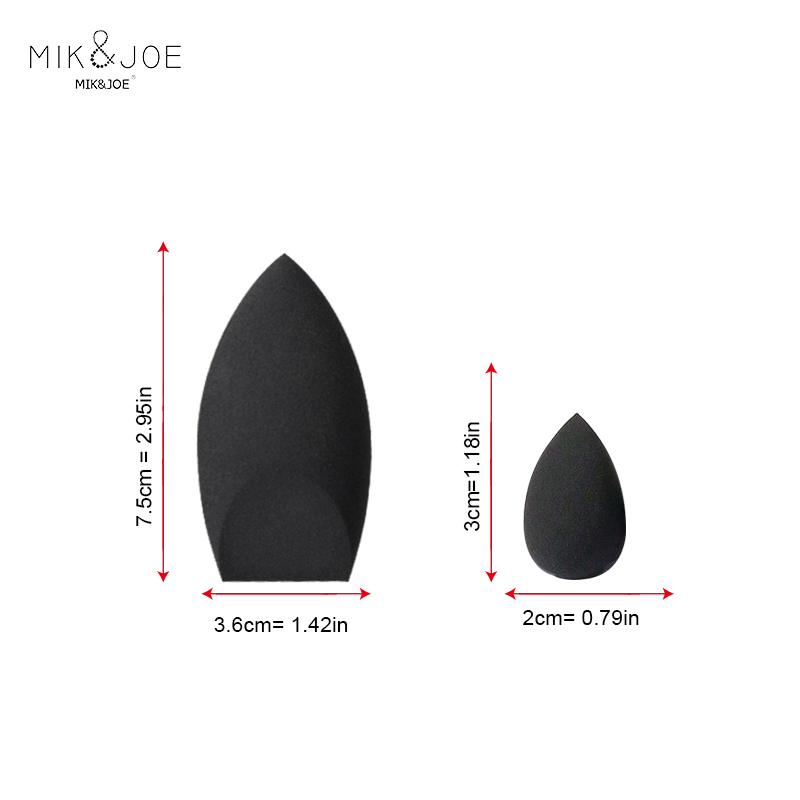 2pcs Black Beauty Sponge Egg - - Beauty Makeup Egg review and price