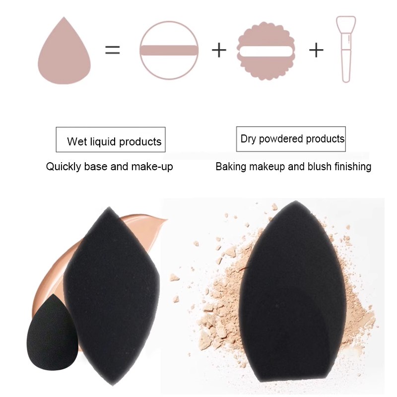 2pcs Black Beauty Sponge Egg - - Beauty Makeup Egg review and price