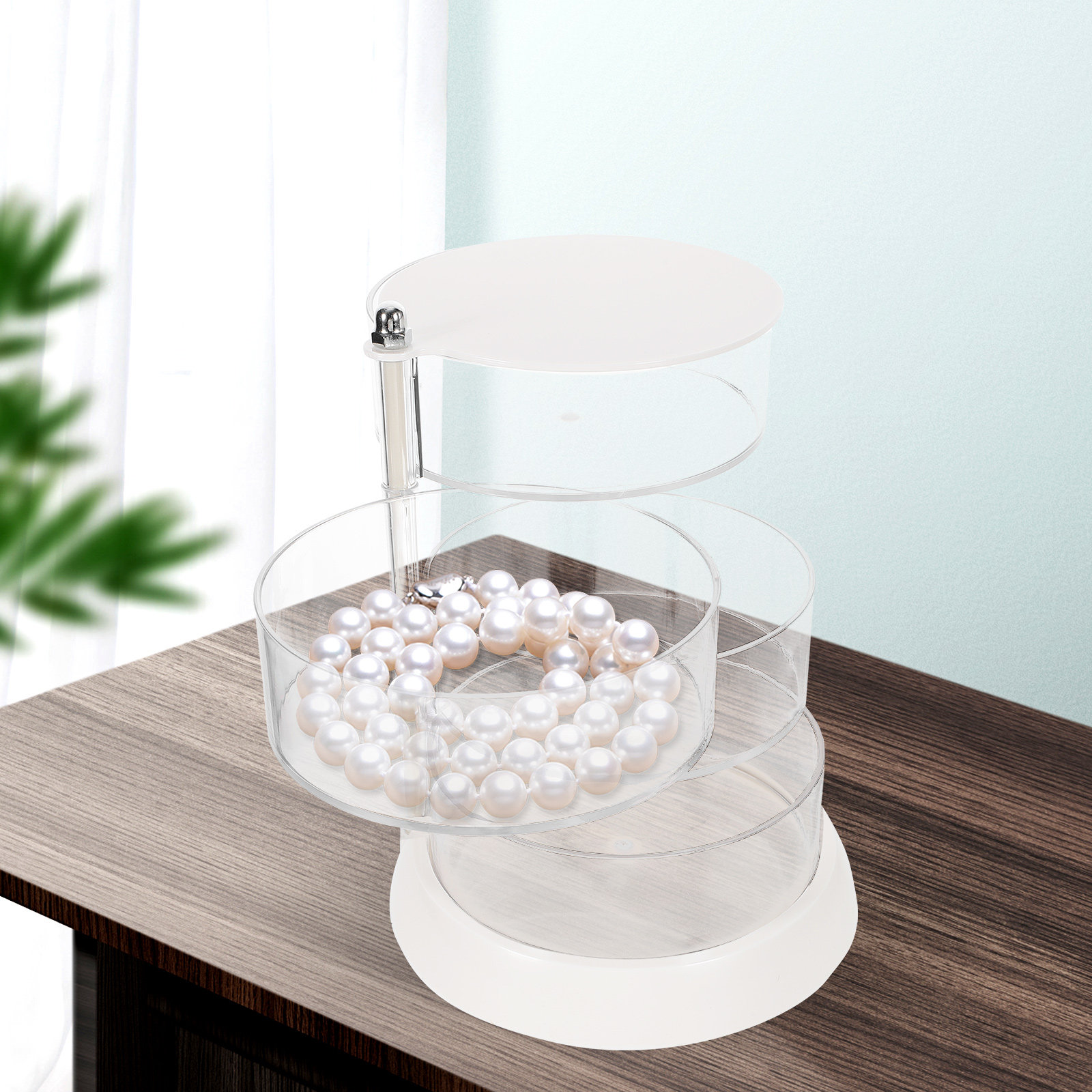 4-Tier Rotating Makeup Organiz - Beauty Makeup Box review and price