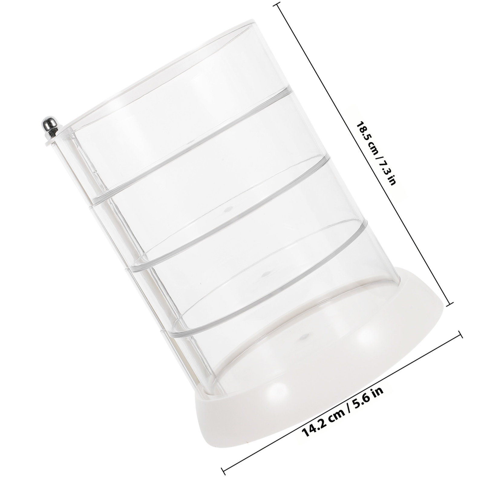 4-Tier Rotating Makeup Organiz - Beauty Makeup Box review and price