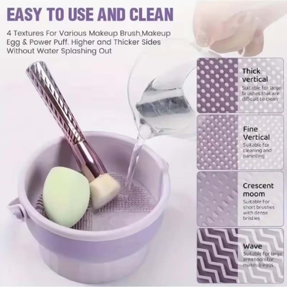 Makeup Brush Cleaning Bowl Bea - Beauty Makeup Egg review and price