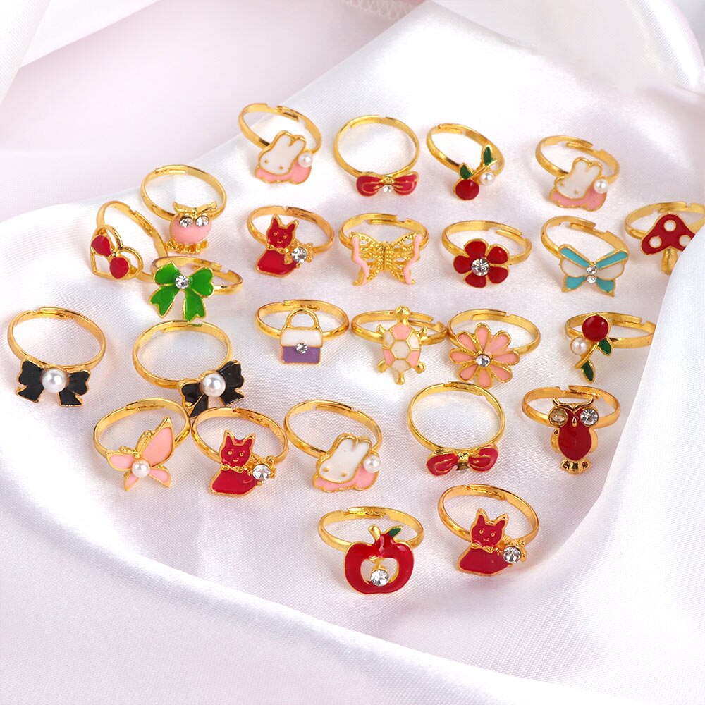 Cute Adjustable Rings for Chil - Beauty Makeup For Kids review and price