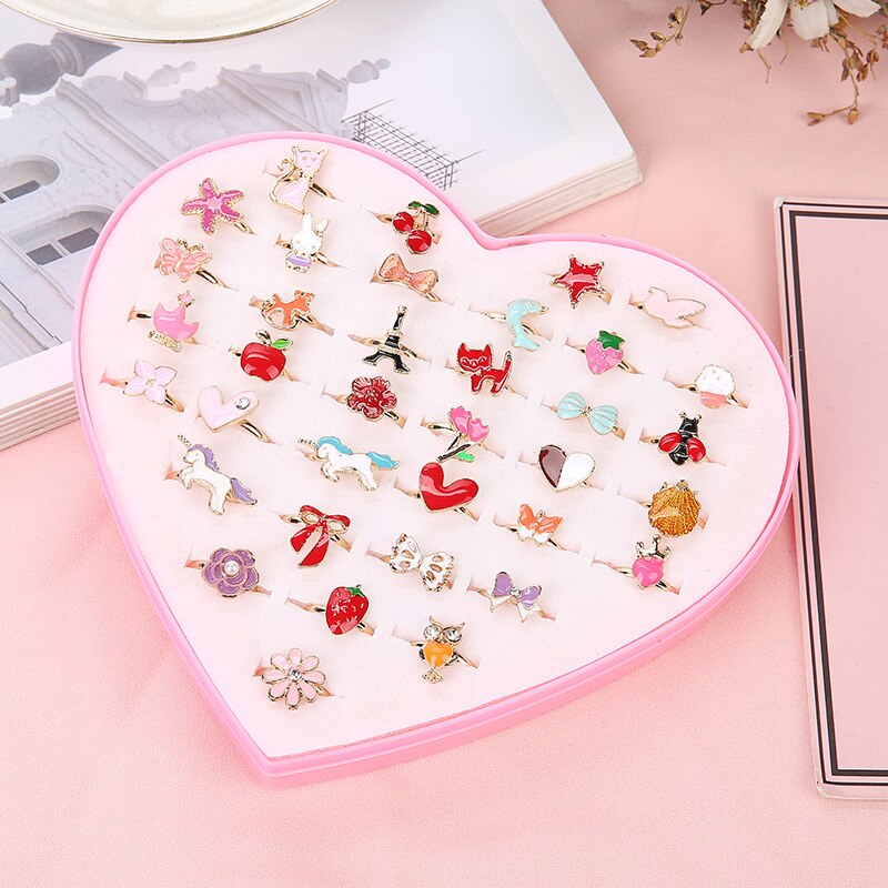 Cute Adjustable Rings for Chil - Beauty Makeup For Kids review and price