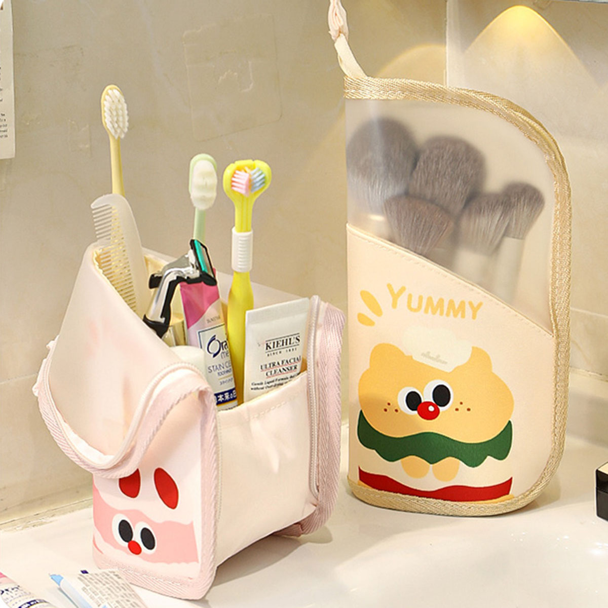 1Pcs Cosmetic Bag Travel Stand - Beauty Makeup Organizer review and price