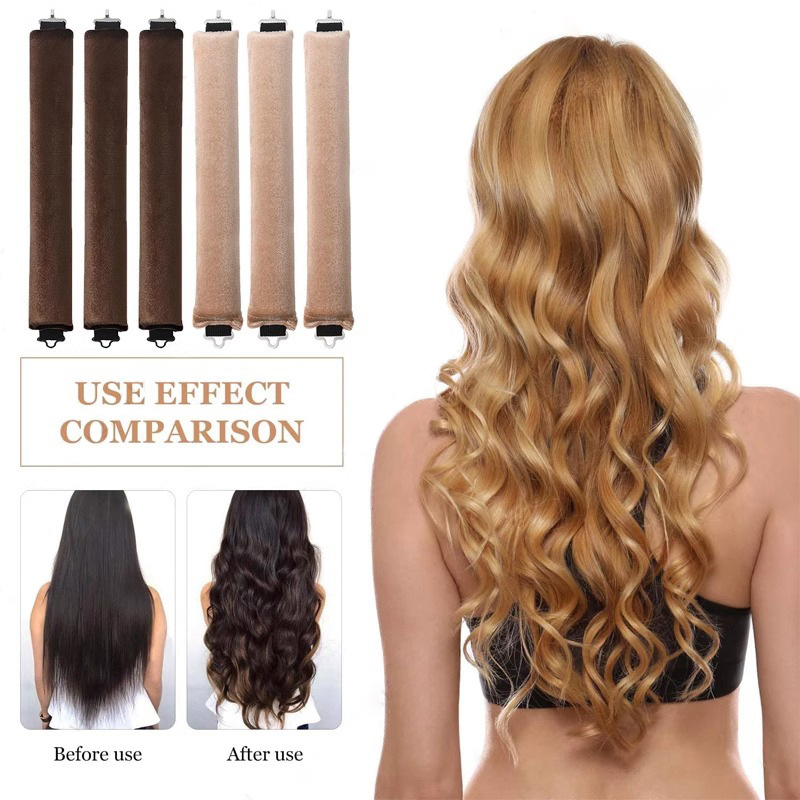 3/4pcs No Heat Hair Rollers He - Hair Curling Wand review and price