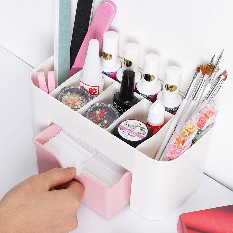 Nail Art Organizer Desktop Dra - Beauty Makeup Box review and price