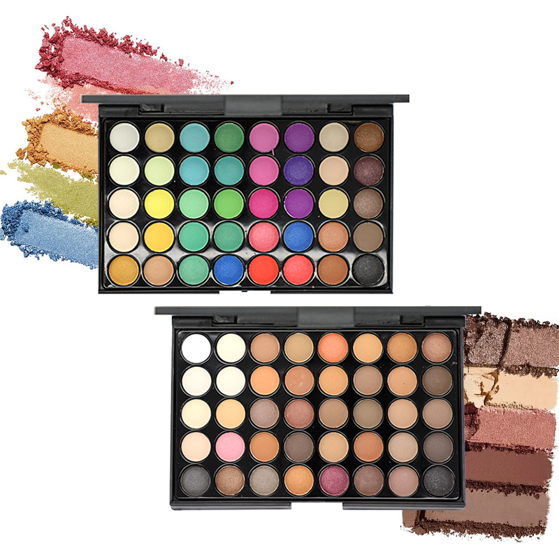 40 Color Eyeshadow Palette - M - Eyeshadow Glitter Pigment review and price
