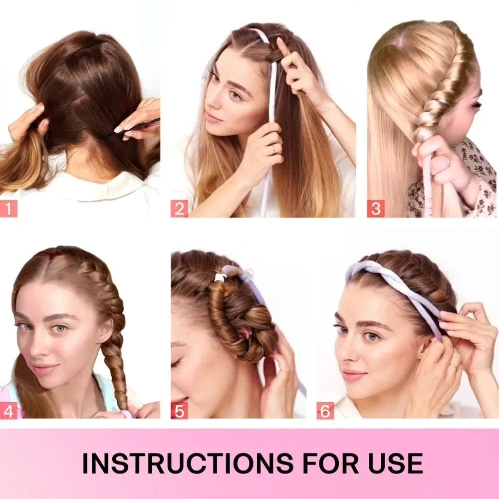 Heatless Curling Rod Headband  - Hair Curling Wand review and price