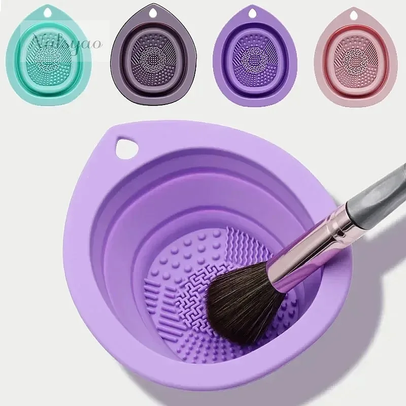 Silicone Folding Makeup Brush  - Beauty Makeup Box review and price